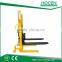 500kg, lifting height 1600mm hydraulic manual forklift truck price