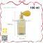 100ml clear glass bottle golden leak proof bulb atomizer