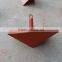 Red Painted Cating Pyramid Anchor