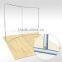 Wave Tube Display 6' Curved Table Top with Graphic 2-sides