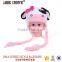2016 acrylic knitted beanie with ear flaps
