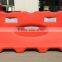 Entrance of the highway water filled barrier safety road barrier