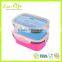 BPA Free Leakproof Silicone 800ml Lunch Box, Foldable Food Container, Microwave/Oven/Fridge/Dishwasher