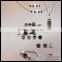 Chameleon 316L Stainless Steel Beads Jewellery Sets, One Set 9 Beads