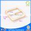 F-1181 brushed metal ring stock light gold buckle useful in daily life