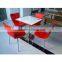 customized acrylic solid surface fast food table, solid surface hamburg table