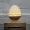 egg shape led design levitating bluetooth speaker