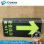 Custom writable PVC sign direction sign plastic writing sign