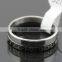 titanium steel lovers i love you classics black white couple rings