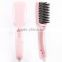 2 In 1 Anion 25 W Hair Straightener Brush Pink and Black