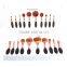 2016 New Best Seller Tooth Brush Style 10PCS Makeup brush set/Oval BB Cream Foundation Brushes