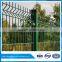 Decorative Metal Curvy Welded Fencing Triangular Bending Wire Mesh iron decorative garden fence