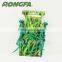 2pcs per Set Green Solf Rubber Pastic Frogs
