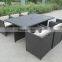 A - high-end grey rattan wicker furniture dinning set CF829-2