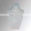 New Fashion Jewelry White Necklace Stand bust forms Mannequin Display