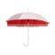 Auto Open Windproof Double Layer Umbrella Advertising Umbrella