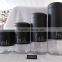 4 Pieces Metal Coat glass spice jars with metal lid