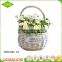China new design wholesale high quality custom hanging wicker flower girl basket