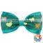 Adorable Movie Cartoon Printed Bowknot Baby Girls Grosgrain Ribbons Hair Bow