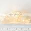 Set of 3 Battery Operated Crackled Glass Warm White Christmas LED Fairy Light Balls