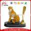 polyresin heart-shaped pen holder valentine gift
