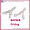 Customized a variety type size Plastic Y tee barb fittings