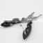 Black PP Handle Stainless Steel Straight Tip Multi Pliers