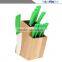 2015 new products promotion 8 piece wood multi-functioned ABS handle ceramic knife