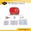 Small red bag packing mini first aid kit set