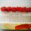 pompon decorative glitter floral cocktail picks