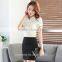 2016 made to measure cotton shirt for slim fit business women