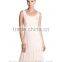 hot sell layered knee length long sleeve wholesale dress