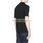 Slim men black custom 100%cotton man polo t-shirt
