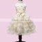 Hot Selling Kids Frock Fancy Party Dresses For Girls Children Flower Wedding Baby Girl Tiered Dress