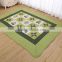 2017 Fashion design 100% cotton baby play mat high quality large floor mat
