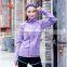 Hsz-A283 Custom Fashion Wholesale Women Sportswear Gym Wear Fitwear Zip Hoodies Sweatshirt 2016