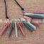Zm34532a Wholesale Wooden Necklace Simple Classic Jewelry Statement Necklace