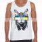 custom men and women cotton printing tank top