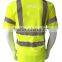 ANSI 107 Hi-vis Yellow Short Sleeve Reflective Tape Safety T-shirt