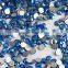 SS20 sapphire 206 AB color flat back nail art rhinestone