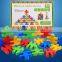 Wooden creative cartoon balance villain blocks toy eductional building block toys for kids
