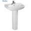 HT305 Bathroom Vanity Ceramic Basin With Pedestal Bathroom Sets