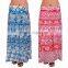 COTTON PRINTED LONG WRAP AROUND SARONG SKIRT INDIA