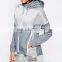 Custom wholesale fashion windbreaker jackets women 2016