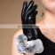 Hot sale ladies rex rabbit fur real leather gloves winter warm