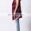 high quality ladies cape women red check sleeveless wool coats poncho wholesale