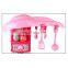 Funny touch sensing kitchen toy set with light and music