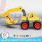 Hot sell intelligence plastic car mini toy excavator for kids