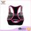 Anti-bacterial black durable spandex keep shape best sale fit girl sport bra