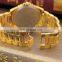 New arrival hot sale women watch crystal gold watch luxury watch